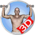 shoulder 3d workout exercise android application logo